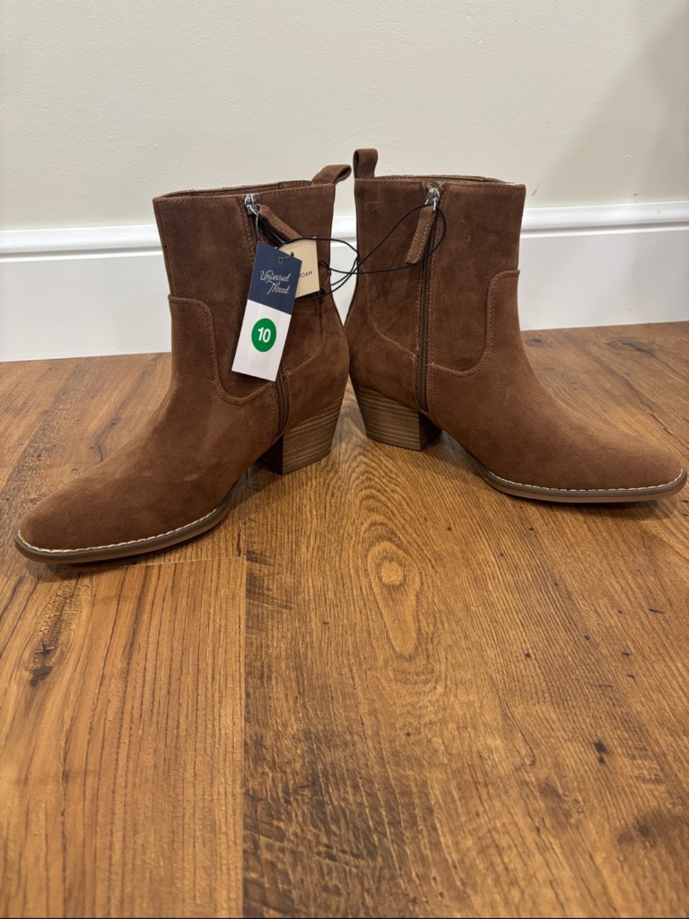Universal Thread Women's Chestnut Solita Western Ankle Booties - Picture 5 of 9